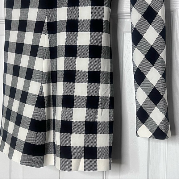 Norma Kamali black and white checked crossover top Size XS - Picture 11 of 14